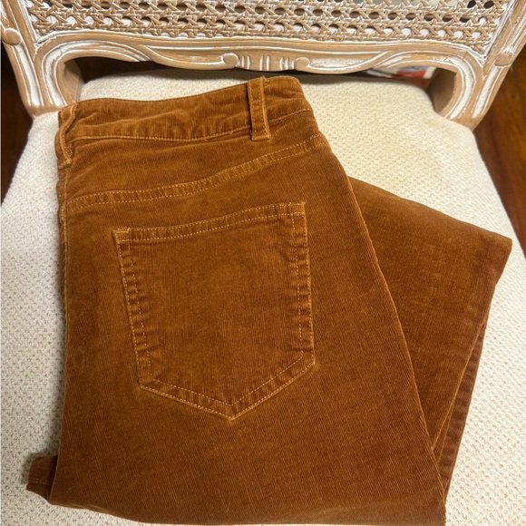 Modcloth Pants - ModCloth Orange Brown Corduroy Pants, size 2